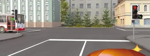 Дорожная ситуация: Обязаны ли Вы уступить дорогу автобусу?