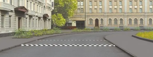 Дорожная ситуация: Данная разметка обозначает: