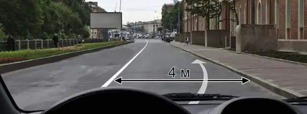 Дорожная ситуация: Разрешено ли Вам остановиться на легковом автомобиле в указанном месте?