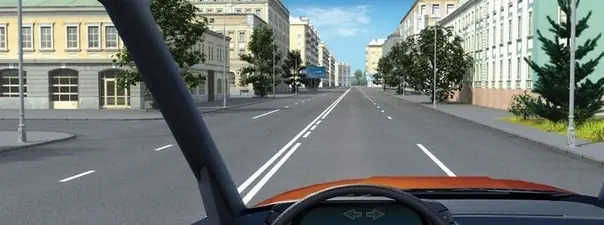Дорожная ситуация: В каких направлениях Вам можно продолжить движение?