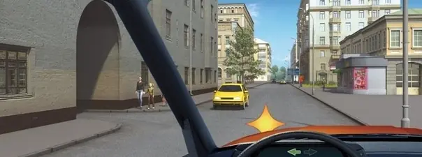 Дорожная ситуация: Кому Вы должны уступить дорогу при повороте во двор?