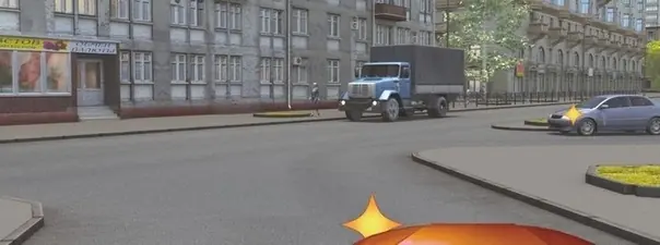 Дорожная ситуация: Кому Вы должны уступить дорогу при повороте налево ?