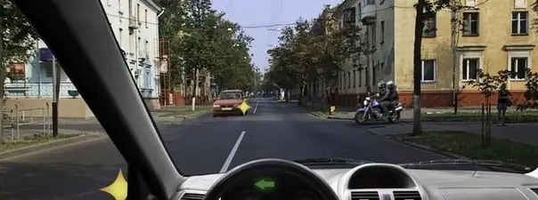 Дорожная ситуация: Вы намерены повернуть налево. Ваши действия?